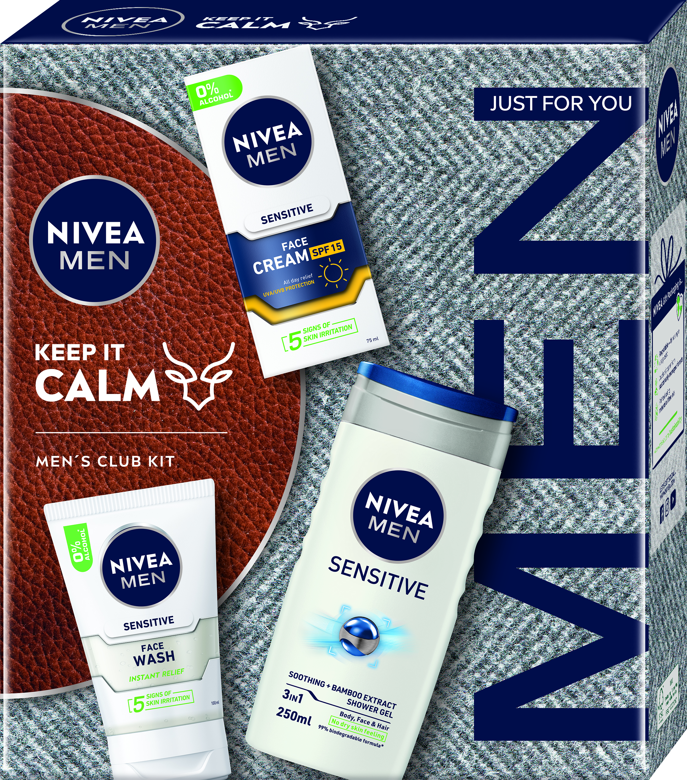 Levně NIVEA M.BOX FACE SENSITIVE 24