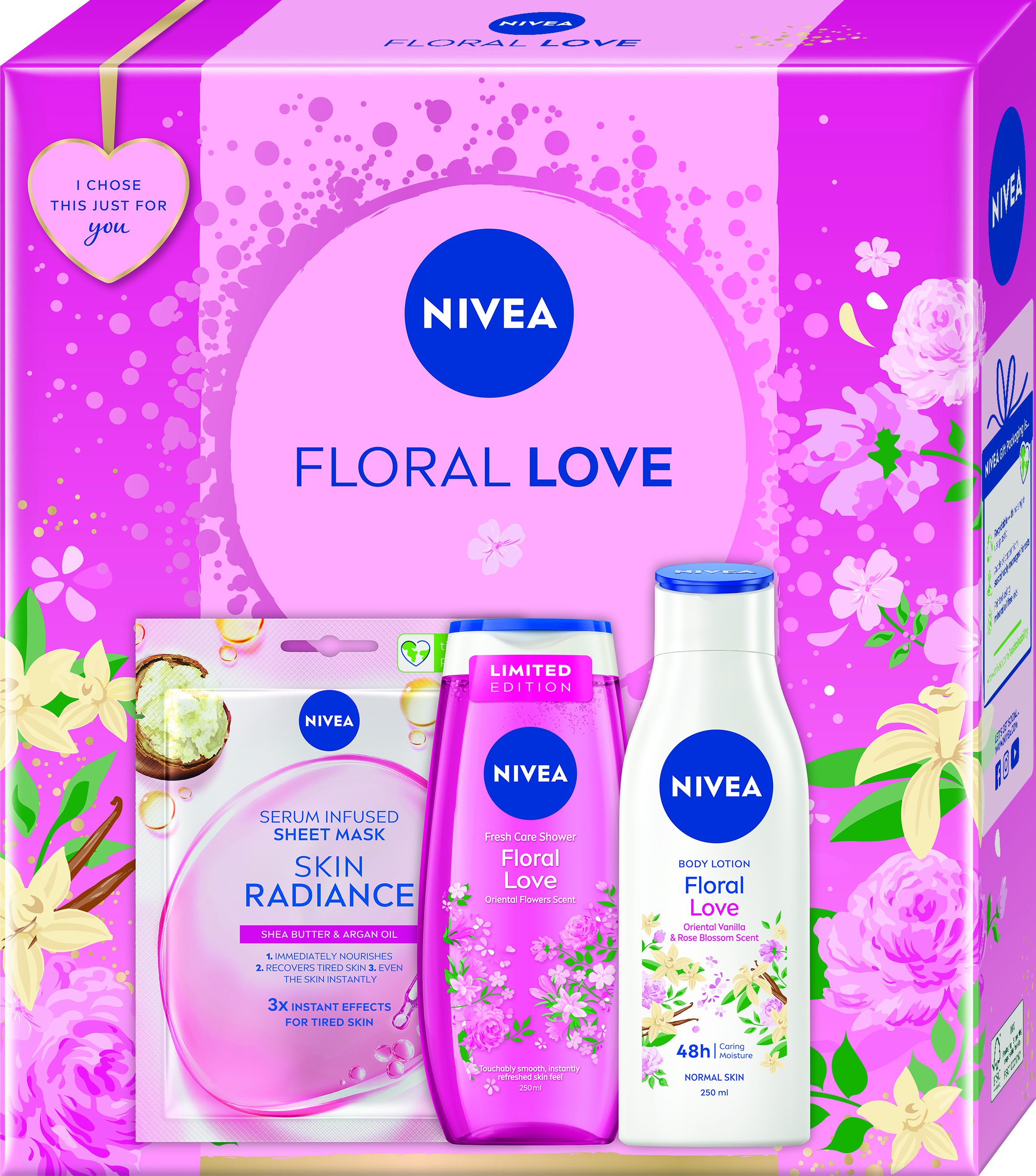 Levně NIVEA BOX FLORAL LOVE LE 24