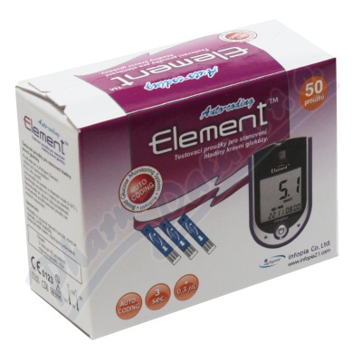 Levně Proužky diagnostické Element auto-coding 50ks
