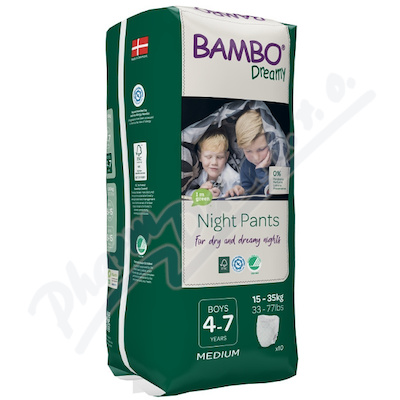 Levně Bambo Dreamy Night Pants 4-7let Boy 15-35kg 10ks