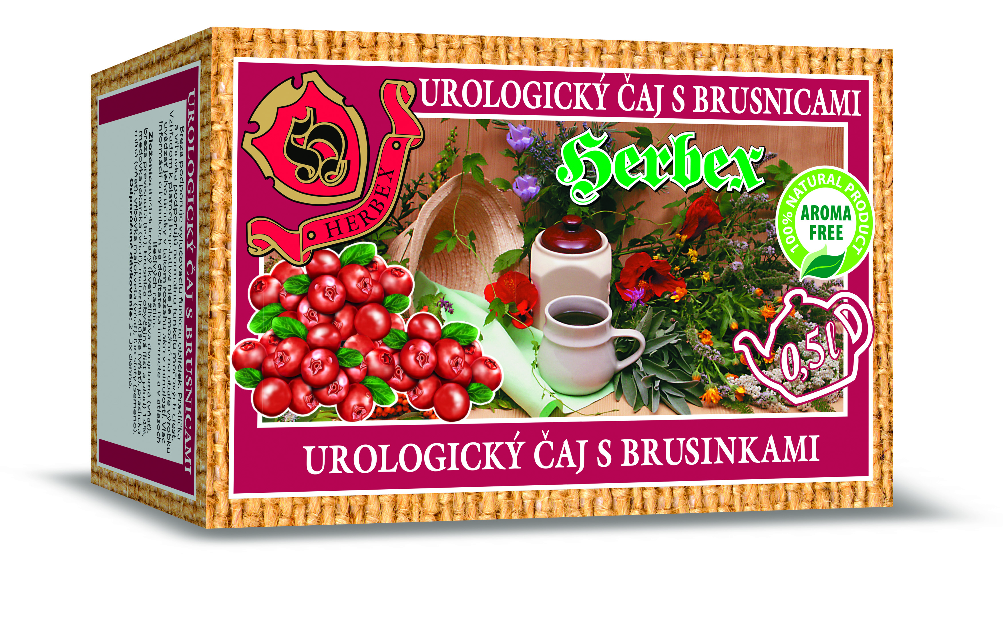 Levně HERBEX Čaj urologický s brusinkami n.s.20x3g