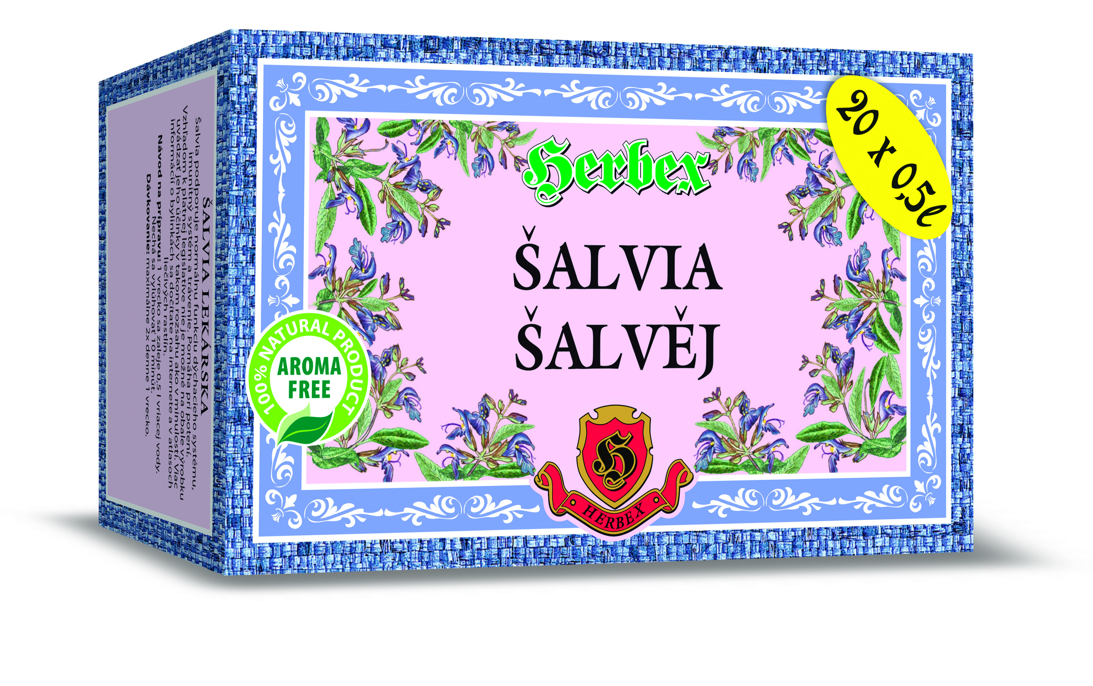 Levně HERBEX Šalvěj lékařská n.s.20x3g
