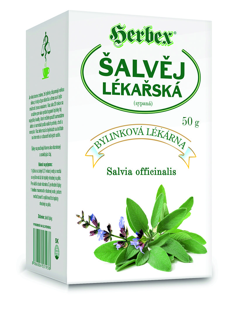 Levně HERBEX Šalvěj lékařská čaj sypaný 50g