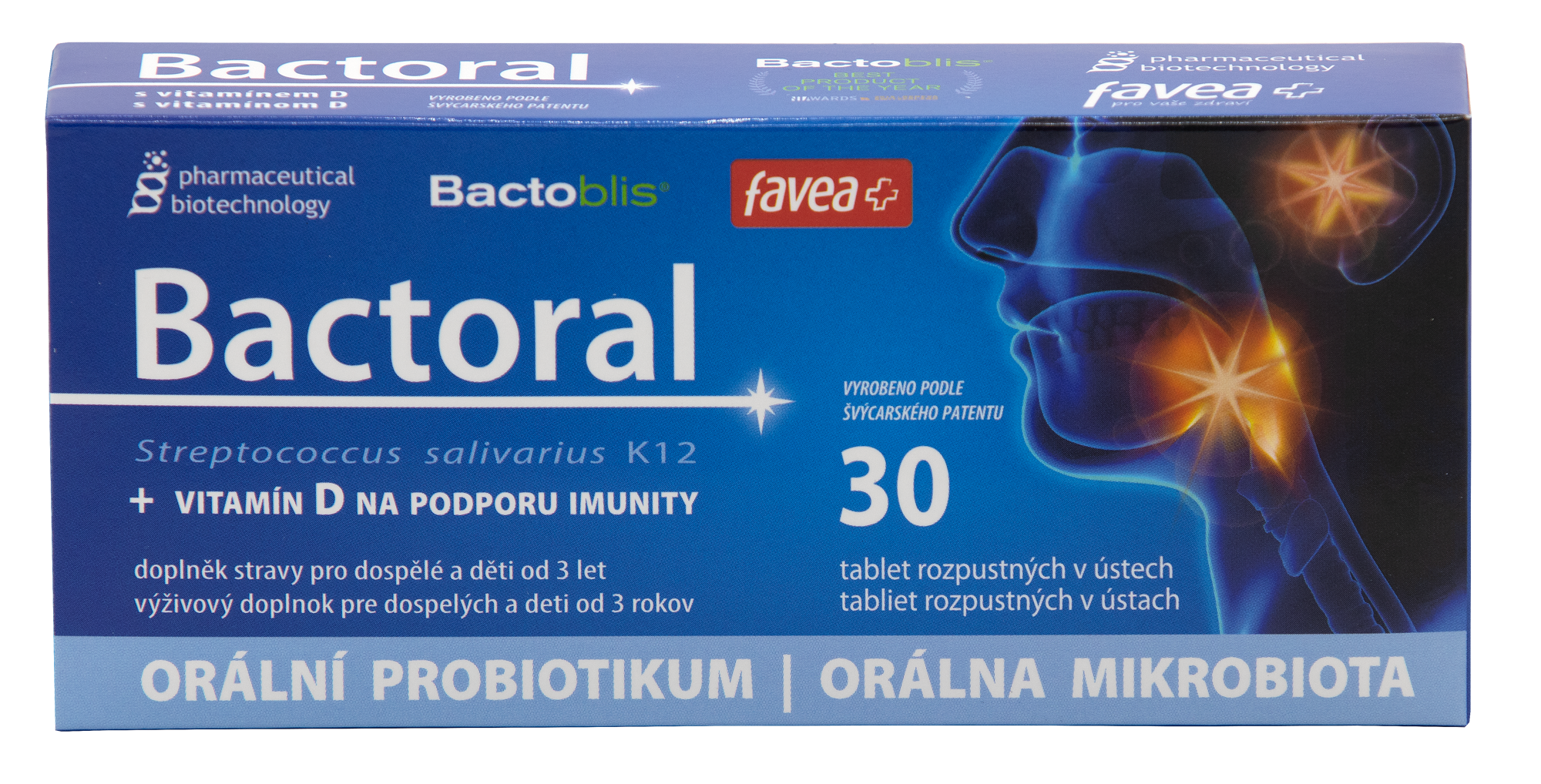 Levně Favea Bactoral+Vitamín D tbl.30