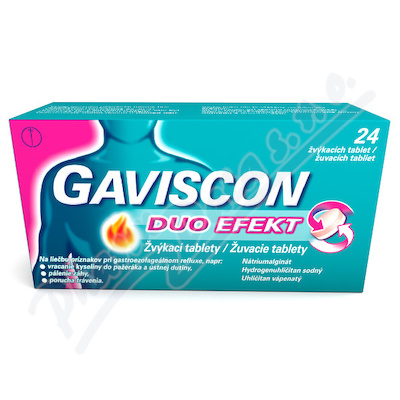 Levně Gaviscon Duo Efekt žvýkací tablety tbl.mnd.24