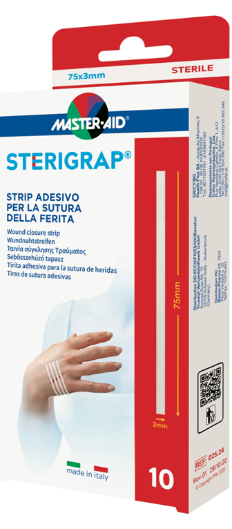 Levně STERIGRAP Náplasťové stehy sterilní 100x6mm 10ks