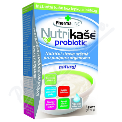 Levně Nutrikaše probiotic natural 180g (3x60g)