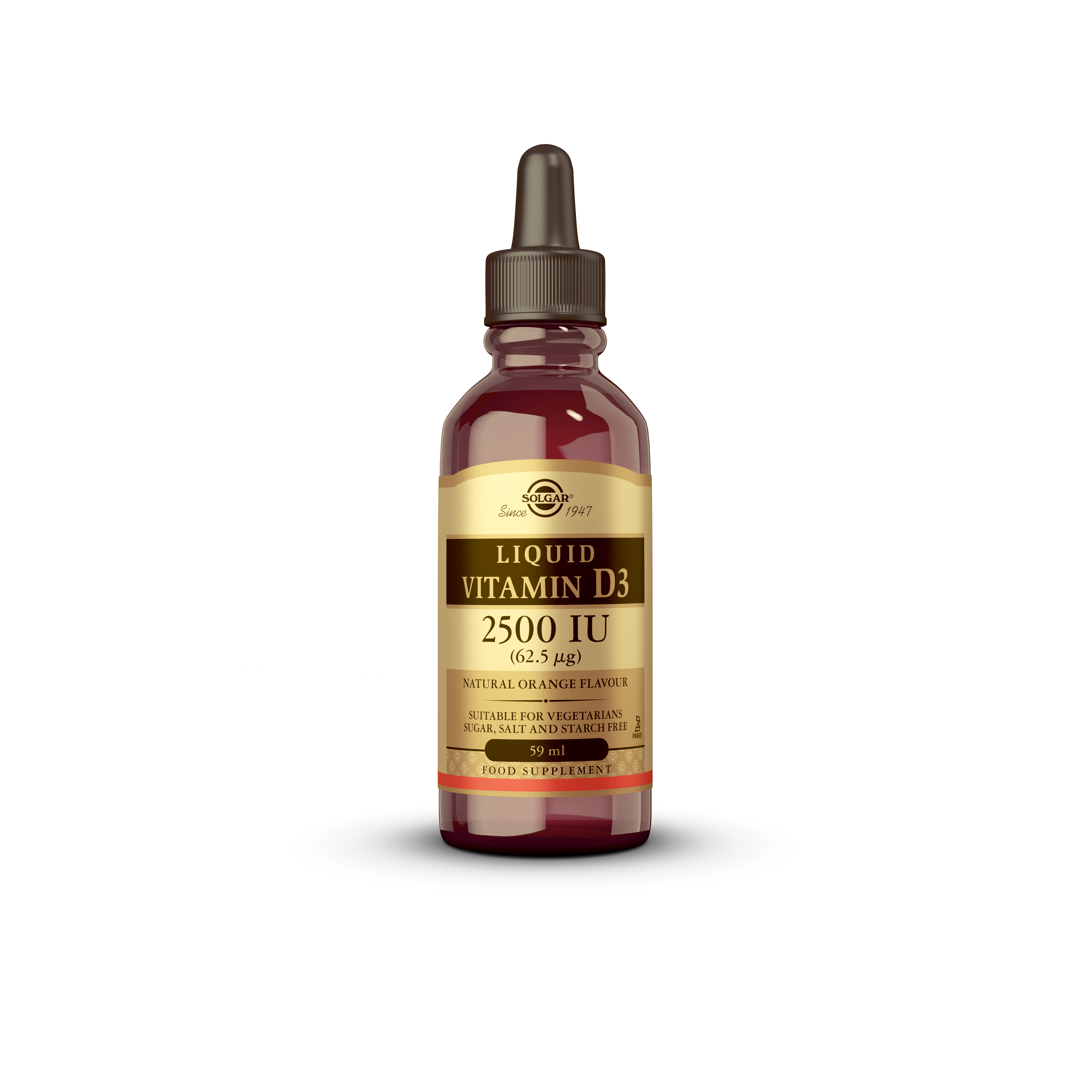 Levně Solgar Vitamin D3 2500 IU 59ml