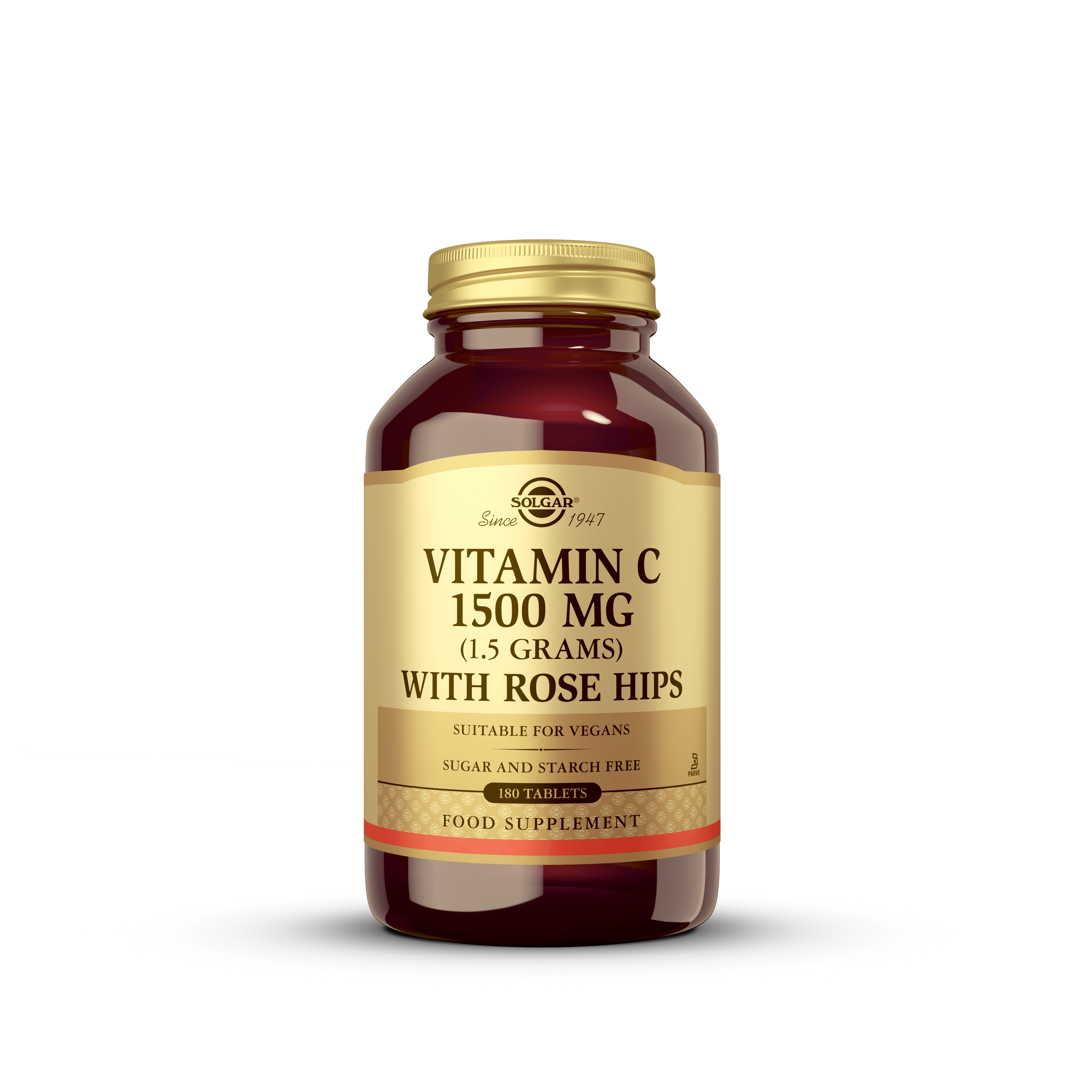 Levně Solgar Vitamin C 1500 mg se šípky tbl.180
