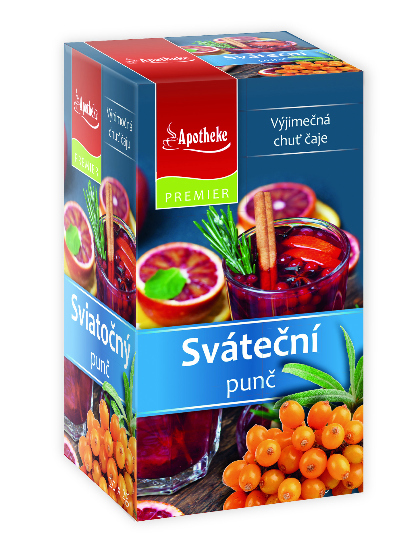 Levně Apotheke Sváteční punč čaj 20x2g