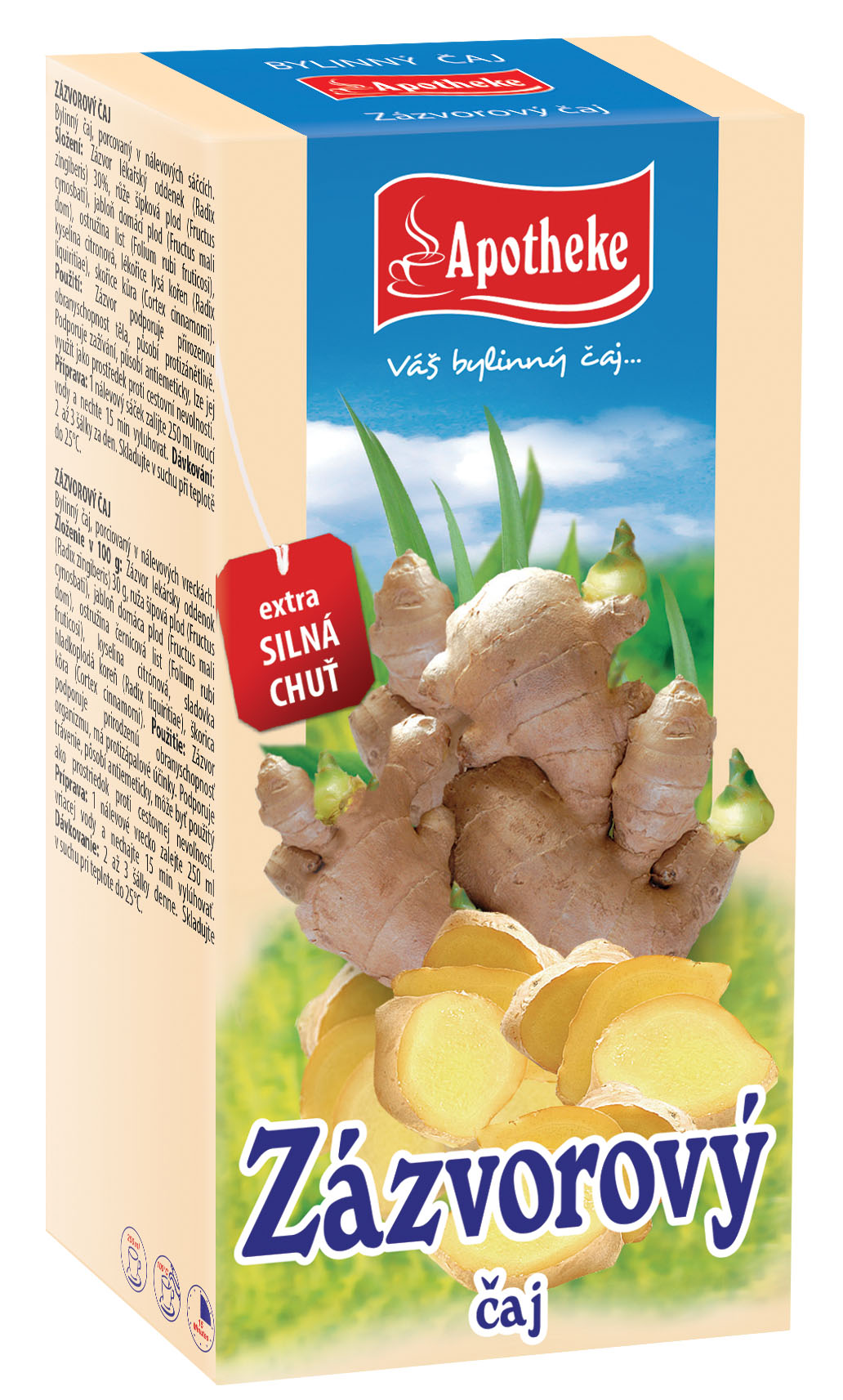 Levně Apotheke Zázvorový čaj 20x1.5g