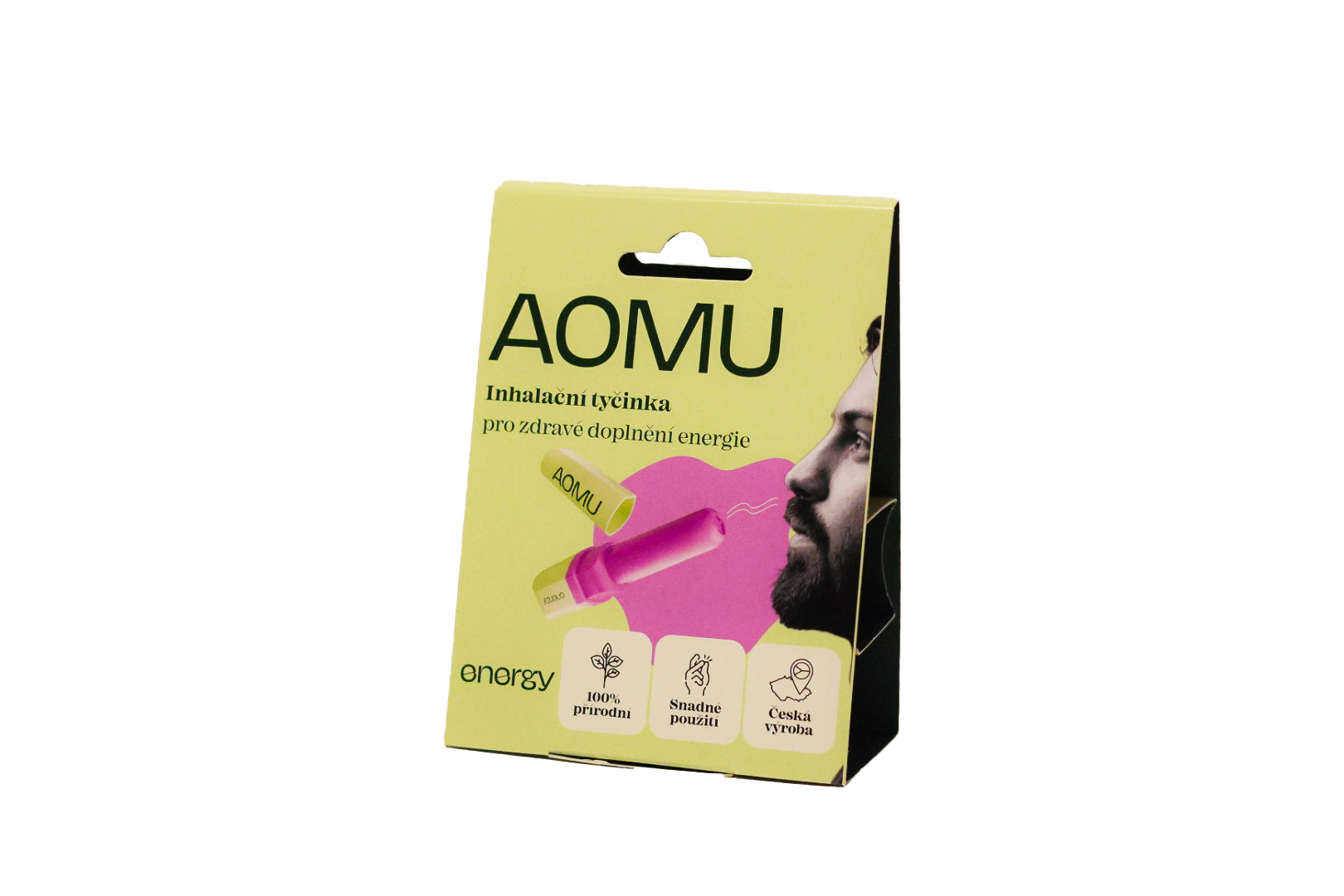Levně AOMU inhalační tyčinka s esenciálními oleji Energy