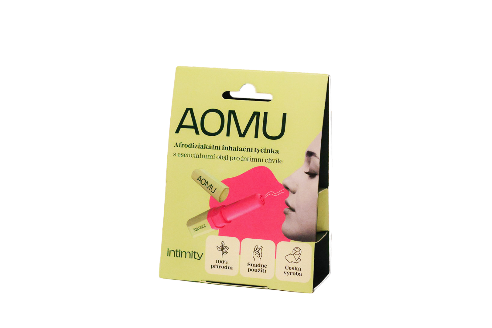 Levně AOMU inhalační tyčinka pro intimní chvíle Intimity