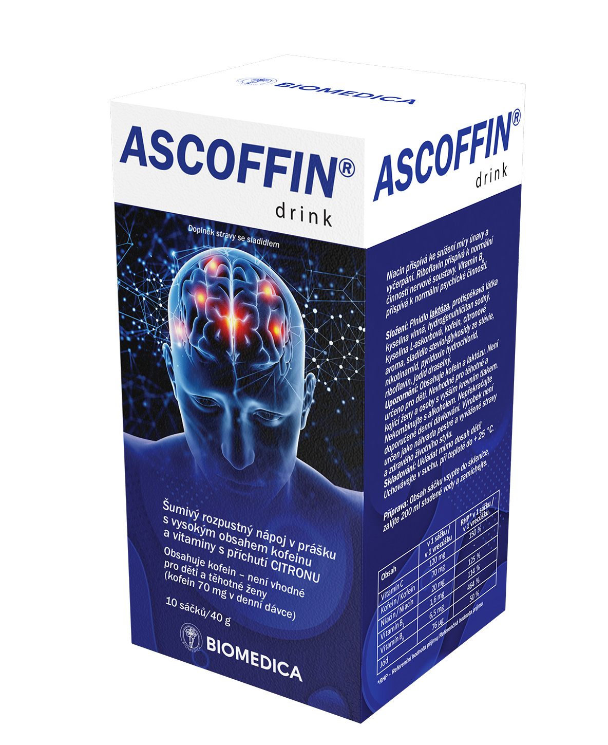 Levně Ascoffin drink 10x4g