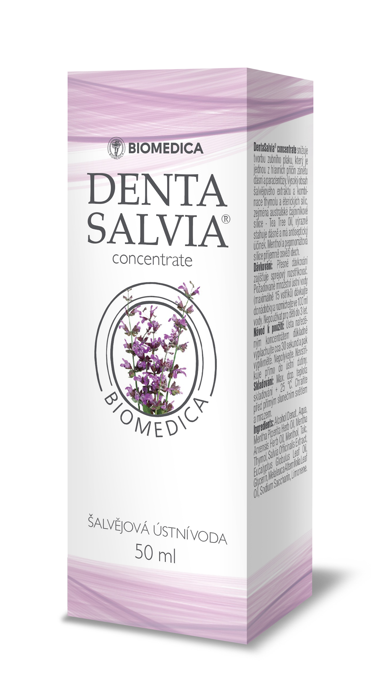 Levně Denta Salvia concentrate šalvějová ústní voda 50ml