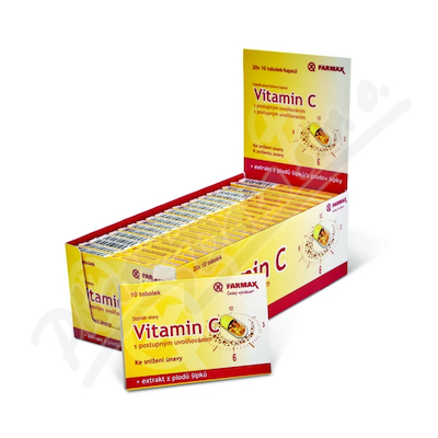 Levně Farmax Vitamin C s postup.uvolňováním BOX 20x10tob