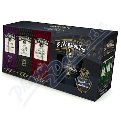 Levně Sir Winston English Tea tradition 3x20ks+hrnek
