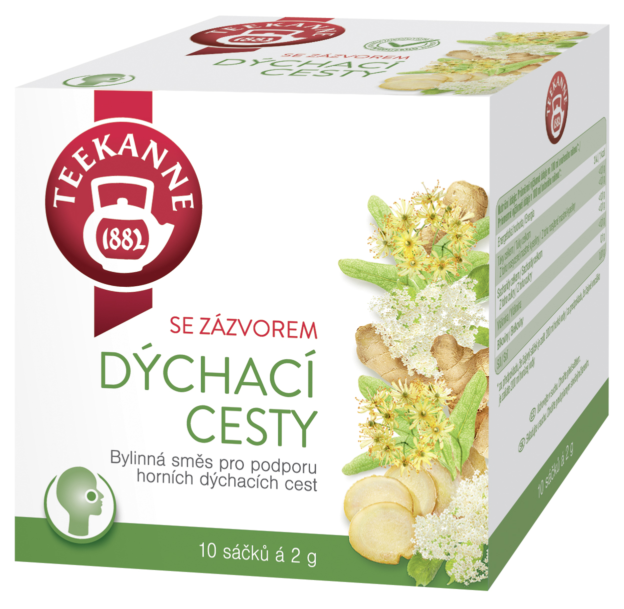 Levně TEEKANNE Dýchací cesty se zázvorem 10x2g