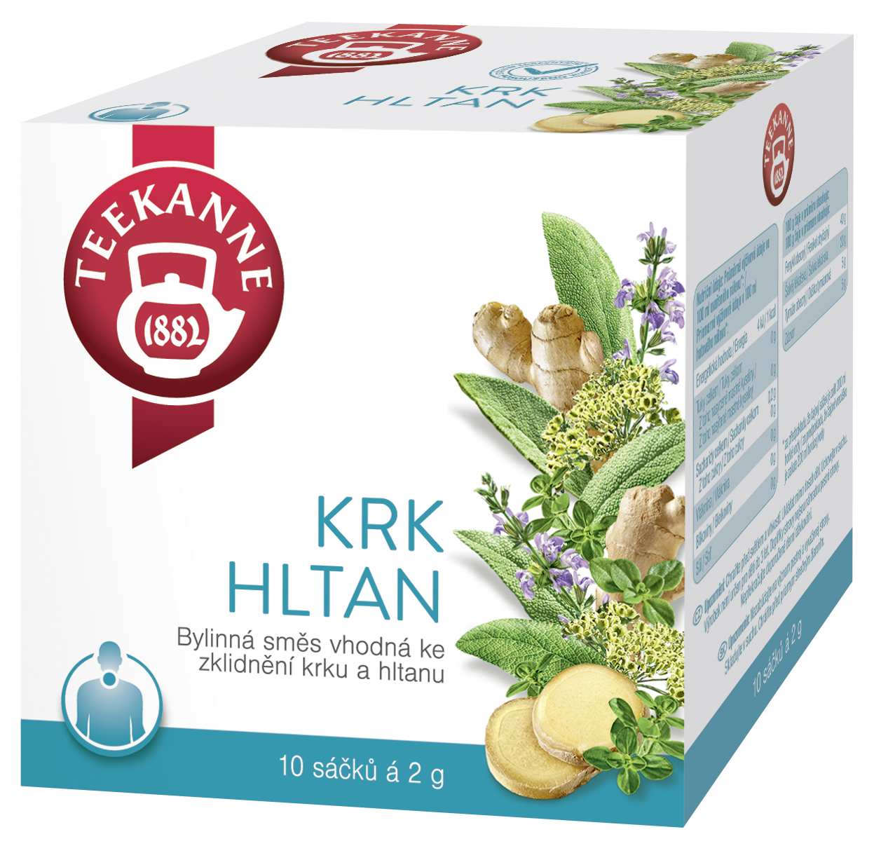 Levně TEEKANNE Krk hltan 10x2g