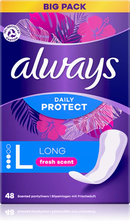 Levně Always Intimky Daily Protect Long Fresh Scent 48ks