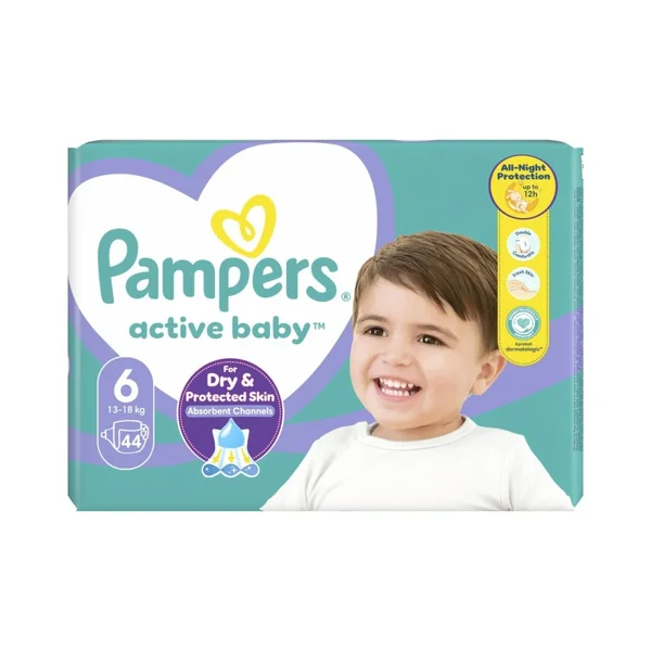 Levně Pampers Active Baby 6 Extra Large 13-18kg 44ks
