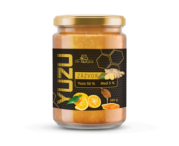 Levně Dr.Natural YUZU + Med + Zázvor Tea 1000g