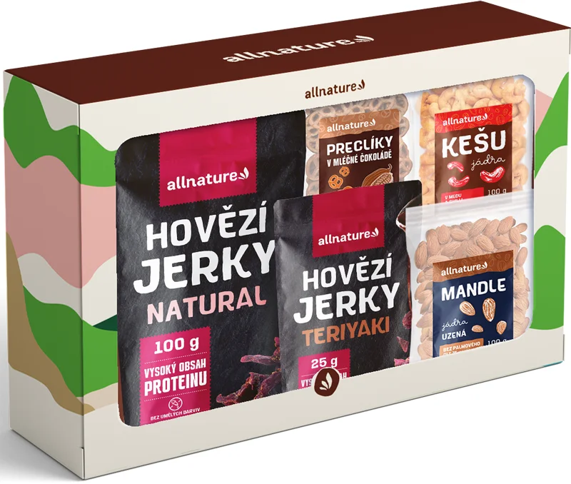 Levně Allnature Slané mlsání dárková sada