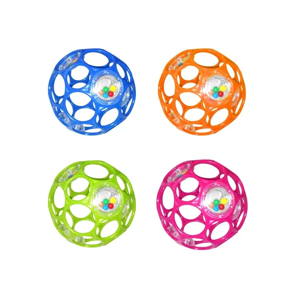 Levně BRIGHTSTARTS Hračka OBALL Rattle 10cm 0m+