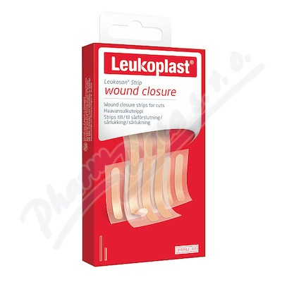 Levně Leukoplast Leukosan Strip náplast.stehy 2vel. 9ks