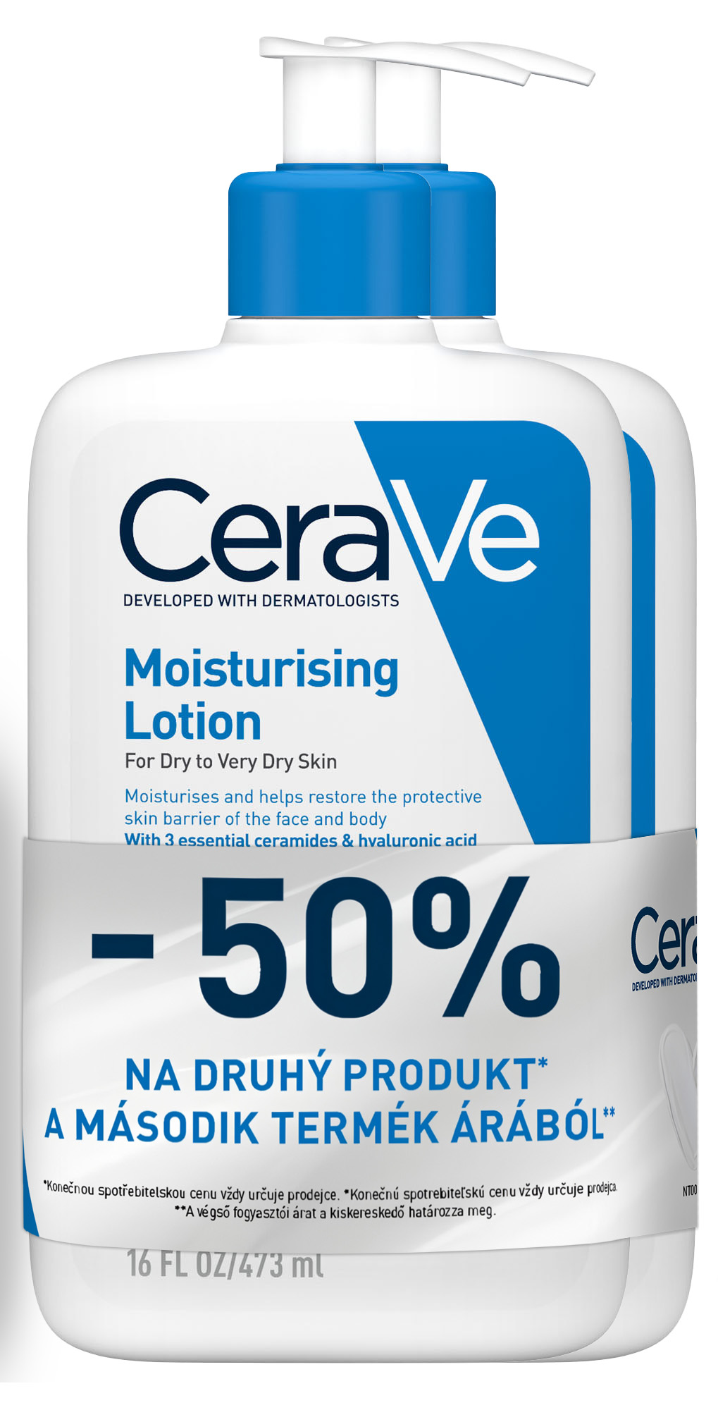 Levně CeraVe Hydratační mléko DUO 2x473ml