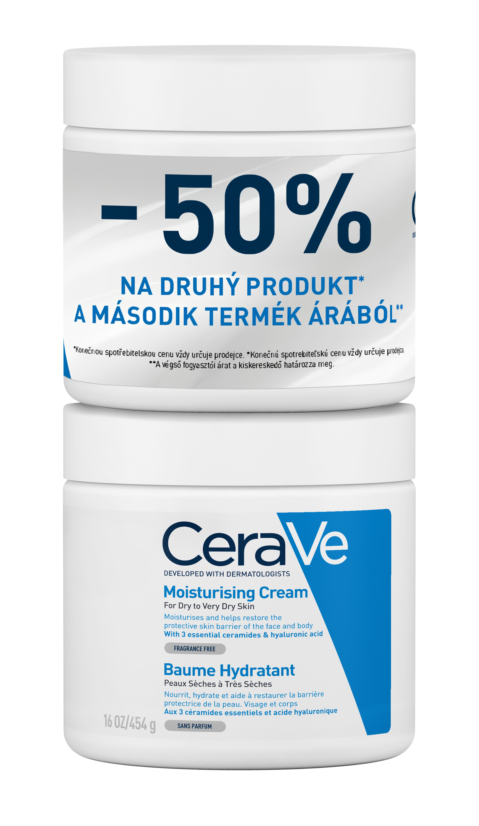 Levně CeraVe Hydratační krém DUO 2x454g
