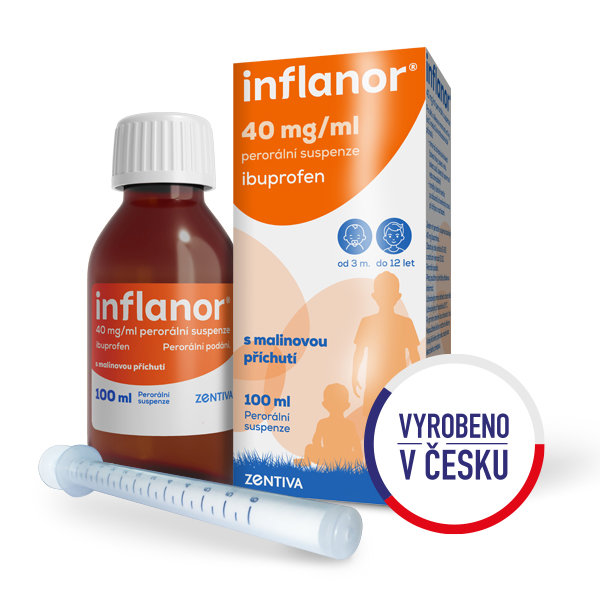 Levně Inflanor 40 mg/ml perorální suspenze 100 ml