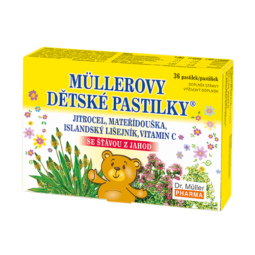 Levně Müllerovy dětské pastilky 36ks