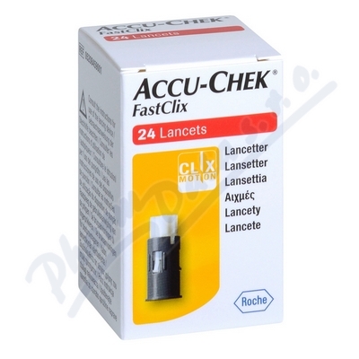 Levně Accu Chek Fastclix lancets 24ks
