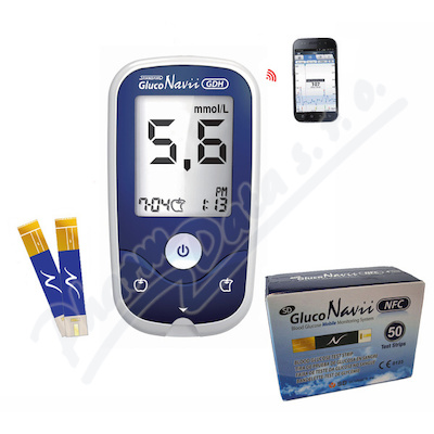 Levně Glukometr AKCE SD-GlucoNavii NFC +50 proužků navíc