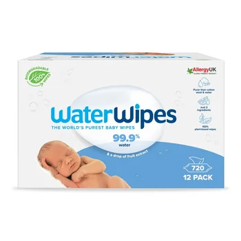 Levně Waterwipes 100% bioodbouratelné ubrousky 12x60ks