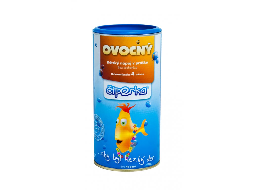 Levně ČIPERKA ovocný dětský nápoj v prášku 4m 180g