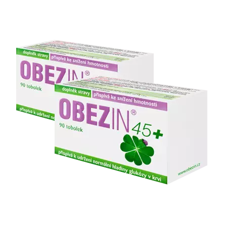 Levně OBEZIN 45+ duopack tob.180