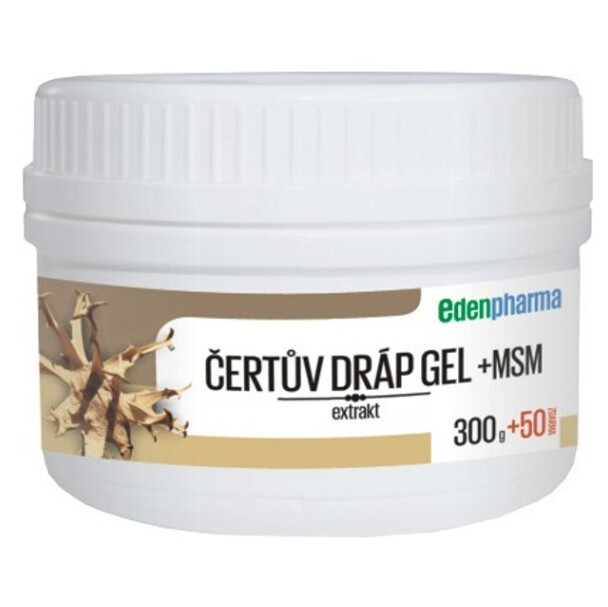 Levně Edenpharma Čertův dráp+MSM gel 300+50g ZDARMA