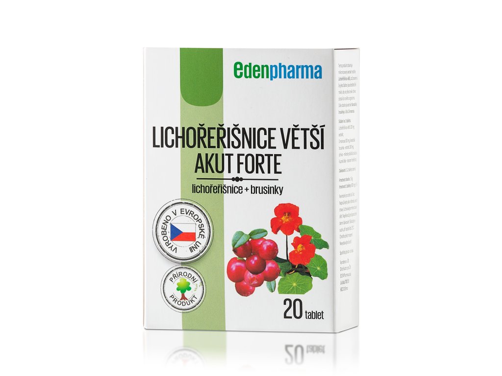 Levně Edenpharma Lichořeřišnice větší Akut Forte tbl.20