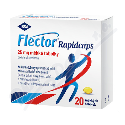 Levně Flector Rapidcaps 25mg cps.mol.20