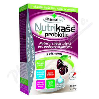 Levně Nutrikaše probiotic s višněmi 180g (3x60g)