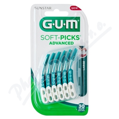 Levně GUM Soft-Picks Advanced LARGE 30ks