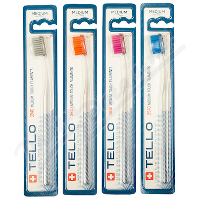 Levně TELLO 3940 Medium zubní kartáček