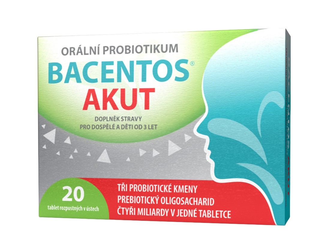 Levně BACENTOS AKUT orální probiotikum tbl.20