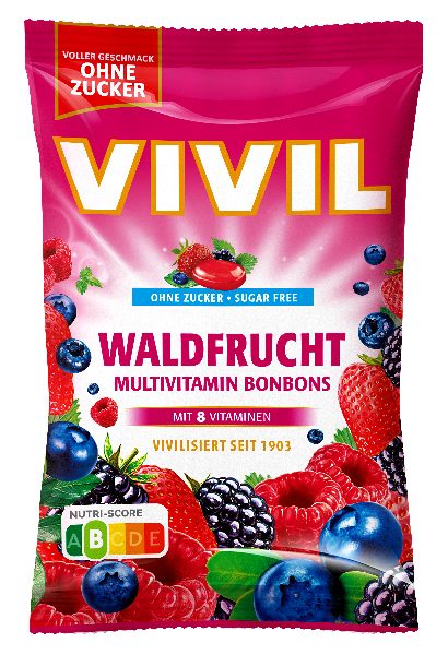 Levně Vivil Multivitamín lesní plody bez cukru 120g