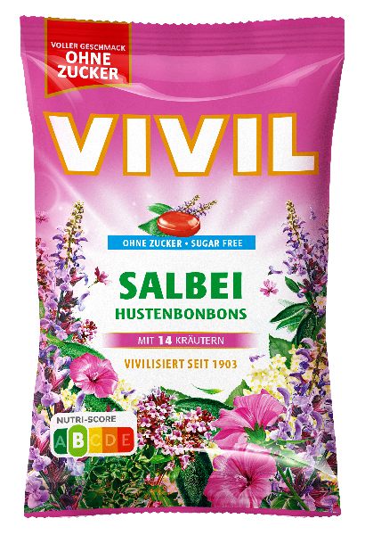 Levně Vivil Šalvěj+14 druhů bylin bez cukru 120g