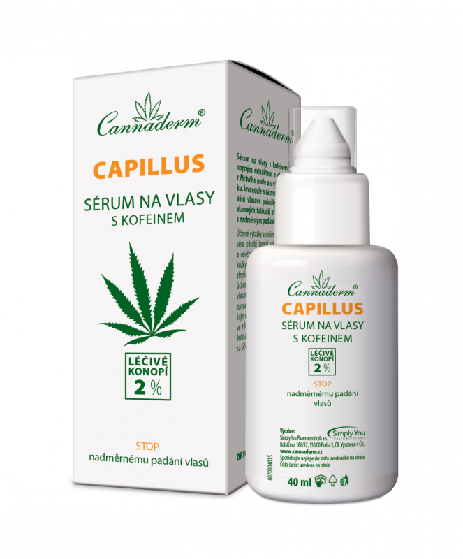 Levně Cannaderm Capillus sérum na vlasy s kofeinem 40ml