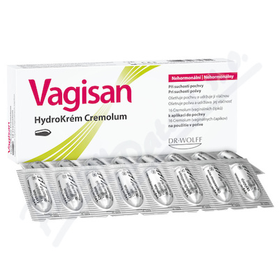 Levně Vagisan HydroKrém Cremolum 16 čípků