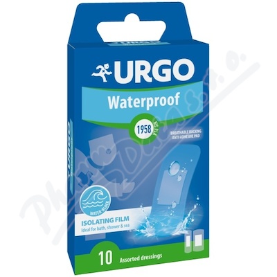 Levně URGO WATERPROOF Voděodolná náplast 10ks NOVÁ